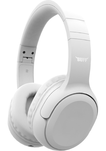 BF25 Bluetooth 5.3 Mikrofonlu Kulaküstü Kablosuz Kulaklık 35 Saat Çalma Süresi Beyaz