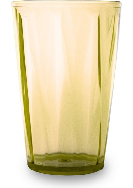 | Meşrubat Bardağı, Sarı, Kırılmaz, Cam Görünümlü Plastik Bardak, 400 ml