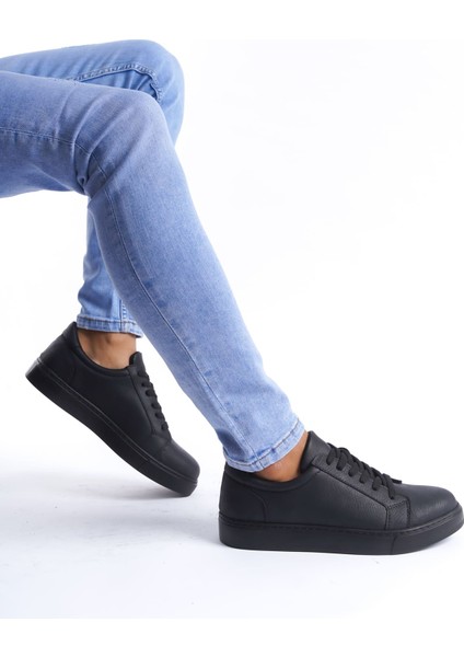 SLW165 Elite Bağcıklı Erkek Günlük Sneaker Ayakkabı Siyah fırsatları
