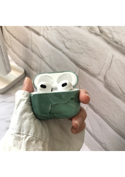 Airpods3 Bluetooth Kulaklık Seti Için Mermer Şekilli Su Çıkartmaları (Yurt Dışından)