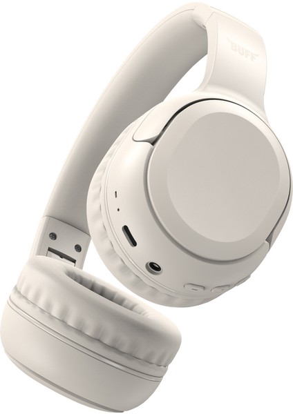 BF25 Bluetooth 5.3 Mikrofonlu Kulaküstü Kablosuz Kulaklık 35 Saat Çalma Süresi Bej
