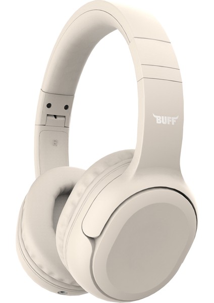 BF25 Bluetooth 5.3 Mikrofonlu Kulaküstü Kablosuz Kulaklık 35 Saat Çalma Süresi Bej
