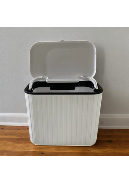 Asılabilir Çöp Kovası Tırtıklı 8 Lt Beyaz fiyatları