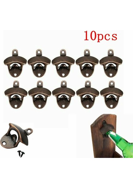 10'lu Bira Şişesi Açacağı Duvar Montajı (Yurt Dışından)