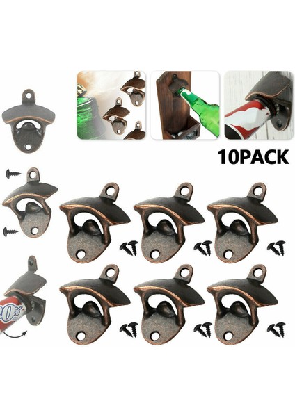 10'lu Bira Şişesi Açacağı Duvar Montajı (Yurt Dışından) indirimleri