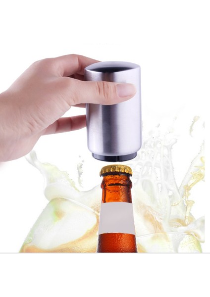 Paslanmaz Çelik Otomatik Bira Şişesi Açacağı 430 Yaratıcı Hediye (Yurt Dışından) modelleri