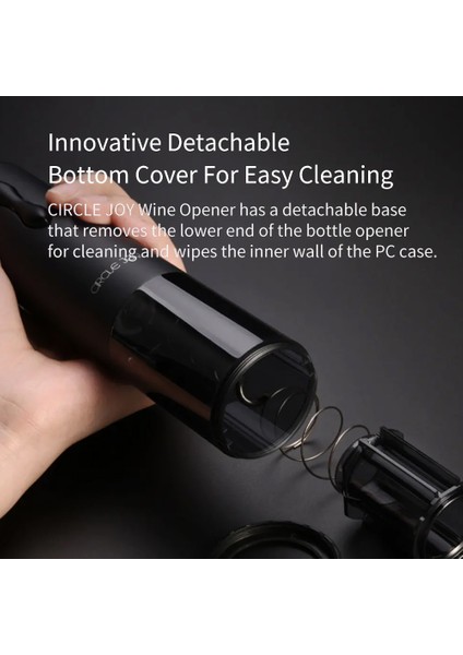 Circle Joy 500MAH Otomatik Şarap Tıkacı Açacağın LED Işığı ve Tek Tıkla Butonu ile Elektrikli Şarap Açacağı (Yurt Dışından) modelleri
