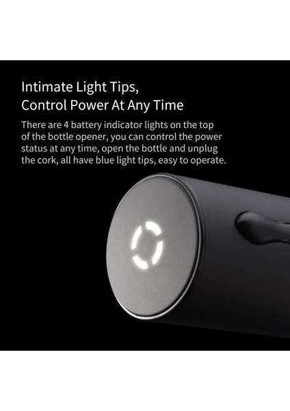 Circle Joy 500MAH Otomatik Şarap Tıkacı Açacağın LED Işığı ve Tek Tıkla Butonu ile Elektrikli Şarap Açacağı (Yurt Dışından) indirimleri