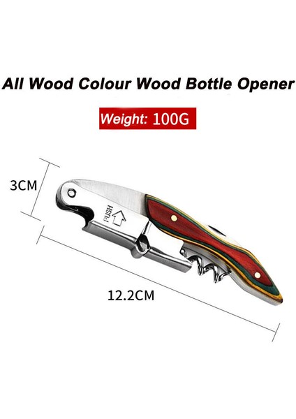 Profesyonel Çok Fonksiyonlu Kazıntılı Şarap Tıkacı (Yurt Dışından)