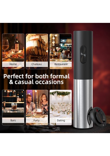 Elektrikli Şarap Şapkası Açacağı Typec Şarj Edilebilir Tek Tuşlu (Yurt Dışından) modelleri