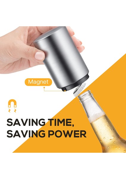 Paslanmaz Çelik Bira Şişesi Açacağı Otomatik Hızlı Açma (Yurt Dışından) fırsatları