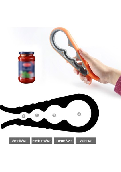 Çok Fonksiyonlu Dörtlü Bıçaklı Konserve Açıcı Basit Şişe Açıcı (Yurt Dışından) fırsatları