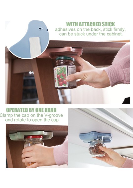 Zayıf Eller ve Artritik Için Dolap Altı Kutu Açıcı (Yurt Dışından) indirimleri