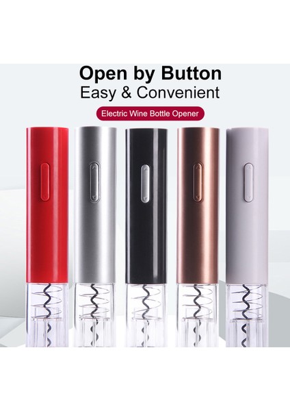 Kablosuz Elektrikli Şarap Şapkası Açacağı (Yurt Dışından)