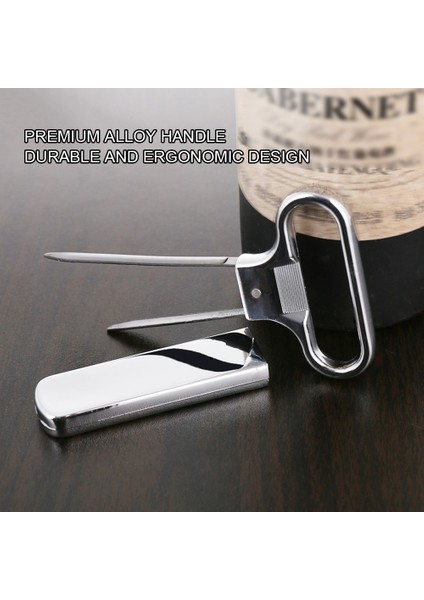 Paslanmaz Çelik Iki Uçlu Şarap Tıkaç Çekici (Yurt Dışından) modelleri