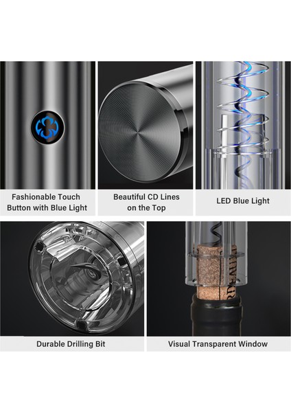 Otomatik Şişe Açacağı Elektrikli Tıkaç Çıkarıcı Şarap Dökücü (Yurt Dışından) modelleri
