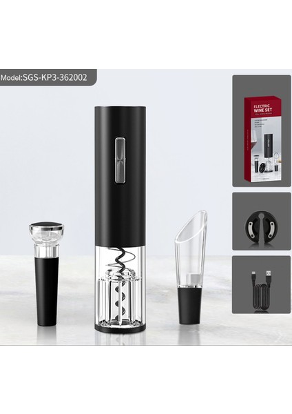 Elektrikli Şarj Edilebilir USB Şarap Şapkası Açıcı Otomatik Tıkacı Foil Kesici (Yurt Dışından) fiyatları