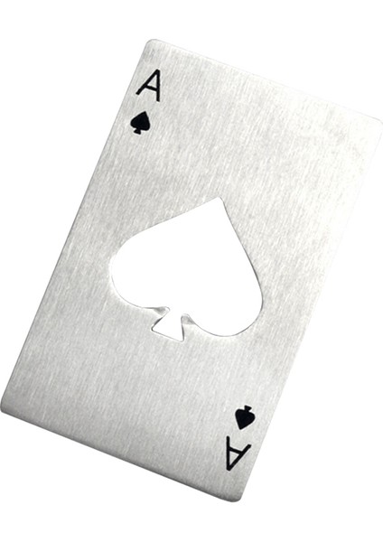 Pratik Romantik Kart Poker Paslanmaz Çelik Bira Şişesi Açacağı (Yurt Dışından)