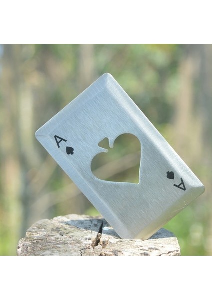 Pratik Romantik Kart Poker Paslanmaz Çelik Bira Şişesi Açacağı (Yurt Dışından) indirimleri