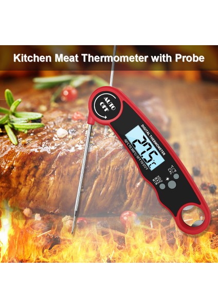 Dijital Et Termometresi Anlık Okuma Suya Dalı LCD Ekranlı (Yurt Dışından) fırsatları