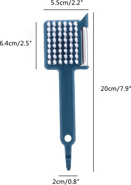 5-In-1 Çoklu Fonksiyonlu Sebze Meyve Soğutma Fırçası Kutu Kapağı Açıcı (Yurt Dışından)