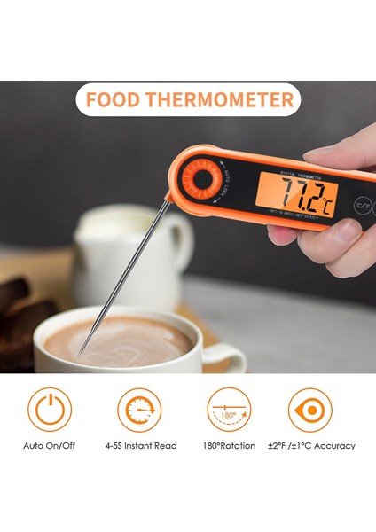 Kapatılabilir Biçimde Bira Açacağı ile Te Yemek Termometresi (Yurt Dışından) fiyatları