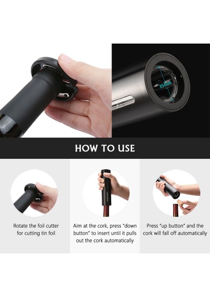 Lı Elektrikli Şarap Açacağı Kolay Kullanım Taşınabilir (Yurt Dışından) modelleri