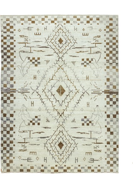 Pomelon Ilkel Tasarımlı Yün Halı 229 x 294 cm