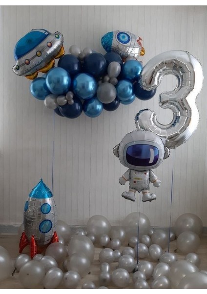 Uzay Temalı Doğum Günü Set