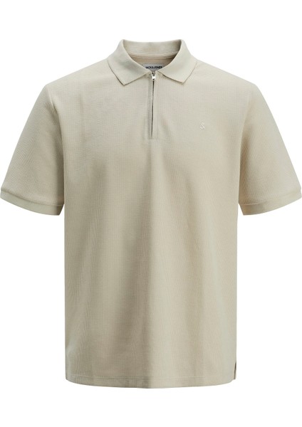 Jack Jones Erkek Fermuar Detaylı Polo Yaka Tişört 12279177