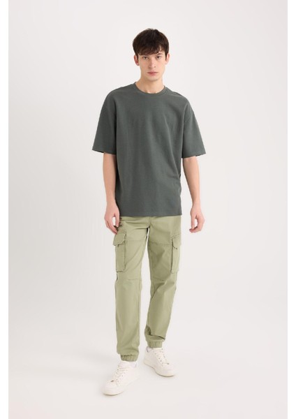 Regular Kargo Cepli Gabardin Jogger Pantolon B1916AX25SP