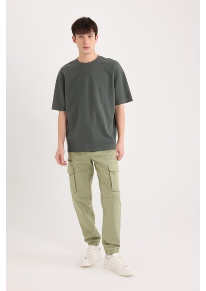Regular Kargo Cepli Gabardin Jogger Pantolon B1916AX25SP