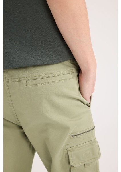 Regular Kargo Cepli Gabardin Jogger Pantolon B1916AX25SP