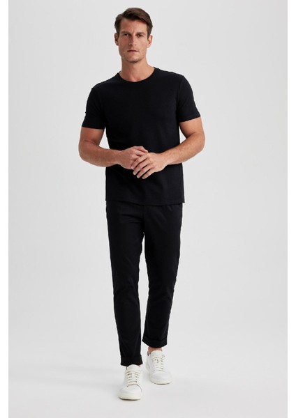 Gabardin Pantolon Tailored Regular Fit Cepli Duble Paça A5115AX23AU