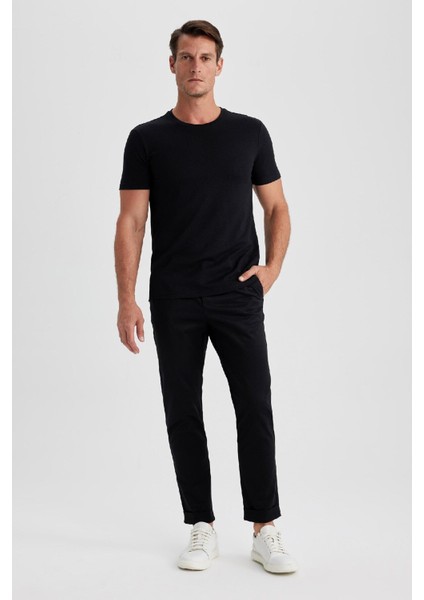 Gabardin Pantolon Tailored Regular Fit Cepli Duble Paça A5115AX23AU