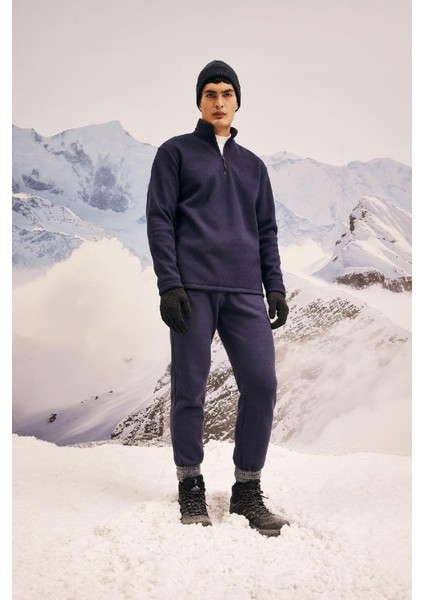 Fit Polar Jogger Eşofman Altı Standart Fit Çift Cepli A4494AX23WN