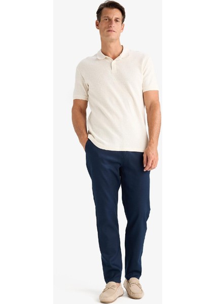 Yazlık Jogger Pantolon Basic Düz Cepli Dar Paça B4091AX25SP