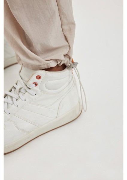 Fit Standart Fit Uzun Boy Pantolon Cepli Esnek Bantlı Paça A9548AX23WN