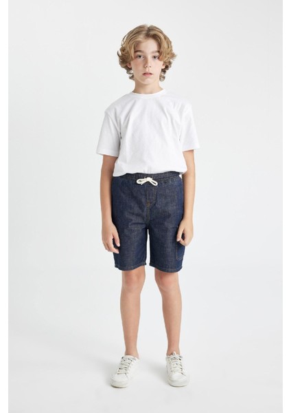 Erkek Çocuk Jean Şort D2687A824SM
