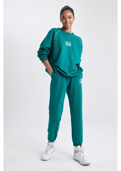 Fit Sporcu Jogger Eşofman Altı Standart Fit Jogger Skuba Dalgıç Kumaş A9630AX23AU