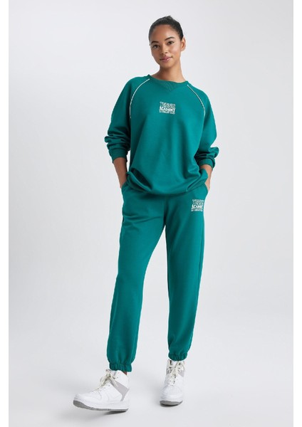 Fit Sporcu Jogger Eşofman Altı Standart Fit Jogger Skuba Dalgıç Kumaş A9630AX23AU