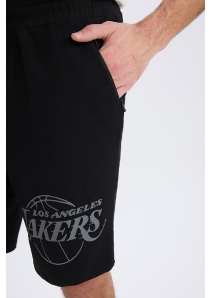 fit Nba Los Angeles Lakers Standart Fit Kısa Paça ŞORT B3920AX25SP