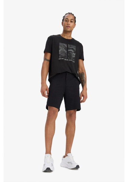 fit Standart Fit Sporcu Kısa Paça Taytlı ŞORT B1170AX25SP