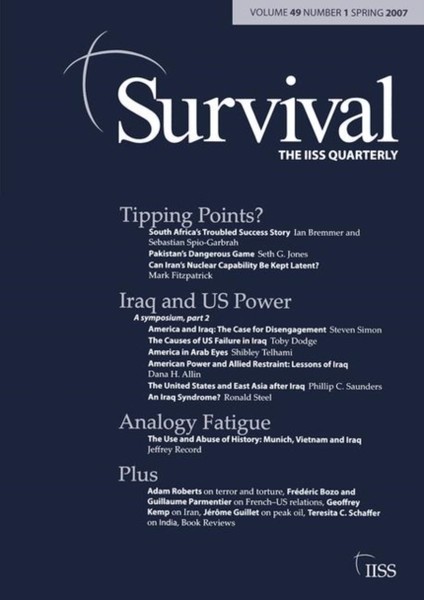 Survival 49.1 : Spring 2007 : V.49, No.1