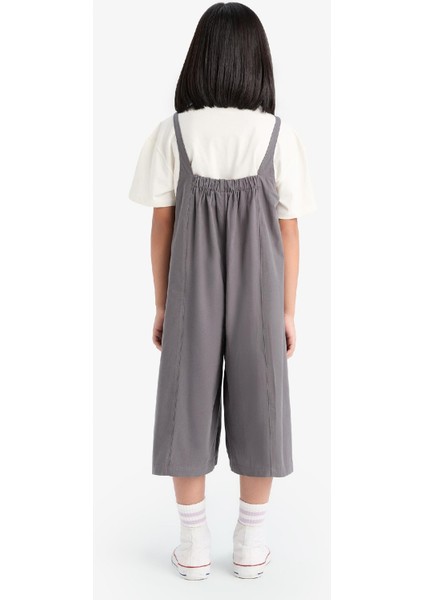 Kız Çocuk Askılı Poplin Tulum E2277A825SM