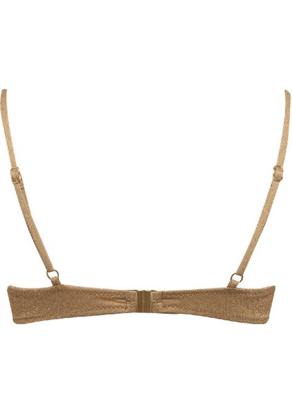 Regular Fit Parlak Kumaş Bikini Üstü-Fall in Love C3181AX24SM