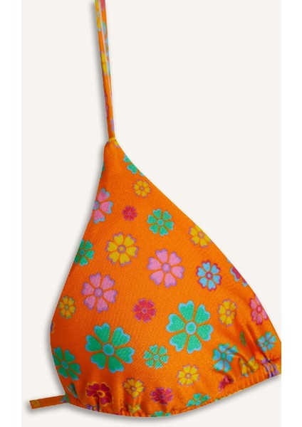x Declara Çiçekli Üçgen Bikini Üstü C5760AX24HS