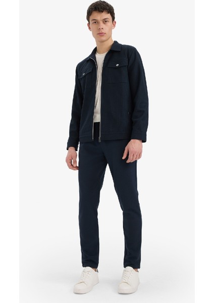 Jogger Pantolon Esnek Basic Düz Beli Bağcıklı Cepli Düz Paça C6022AX25SP