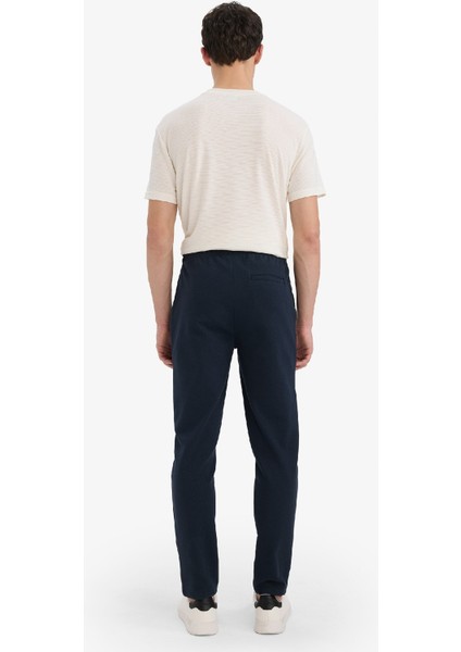 Jogger Pantolon Esnek Basic Düz Beli Bağcıklı Cepli Düz Paça C6022AX25SP