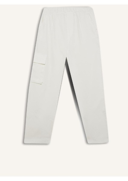 Erkek Çocuk Wide Leg Standart Paça Gabardin Pantolon E1586A825SM
